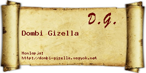 Dombi Gizella névjegykártya